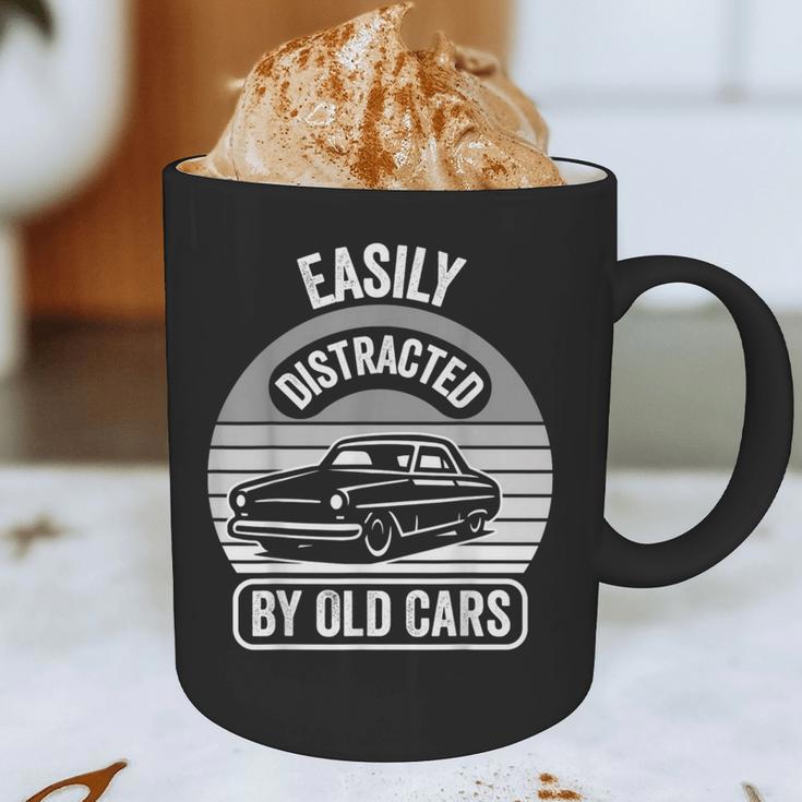 Easily Distracted By Old Cars Graphic Nostalgia Graphic Print Coffee Mug Easily Distracted By Old Cars Graphic Nostalgia Graphic Print Coffee Mug
