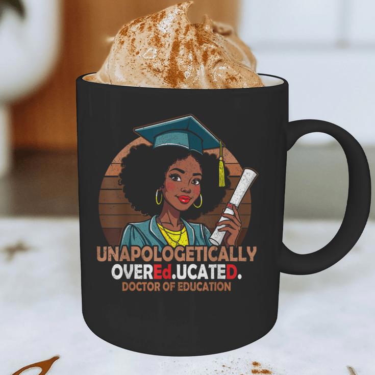 EdD Black Girls Doctor Of Education Graduation Black Women Graphic Print Coffee Mug