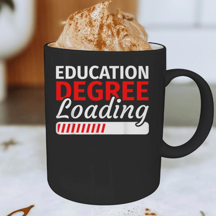 Education Major Shirts Teaching Degree Loading Graduation Graphic Print Coffee Mug