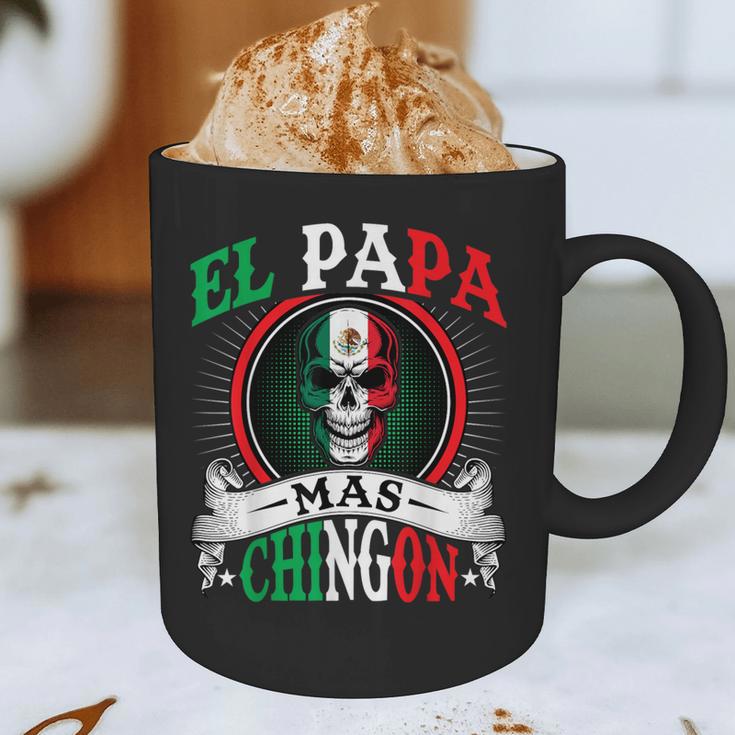 El Papa Mas Chingon Mexican Dad Husband Regalo Flag Graphic Print Coffee Mug