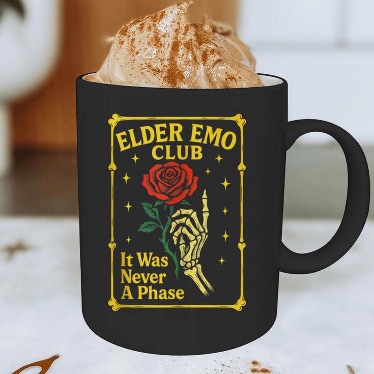 Elder Emo Club Emo Gothic Music Nostalgia Graphic Print Coffee Mug