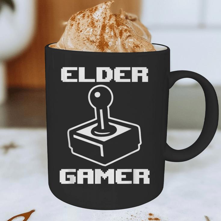 Elder Gamer Retro Video Game Nostalgia Old Gamer Graphic Print Coffee Mug Elder Gamer Retro Video Game Nostalgia Old Gamer Graphic Print Coffee Mug