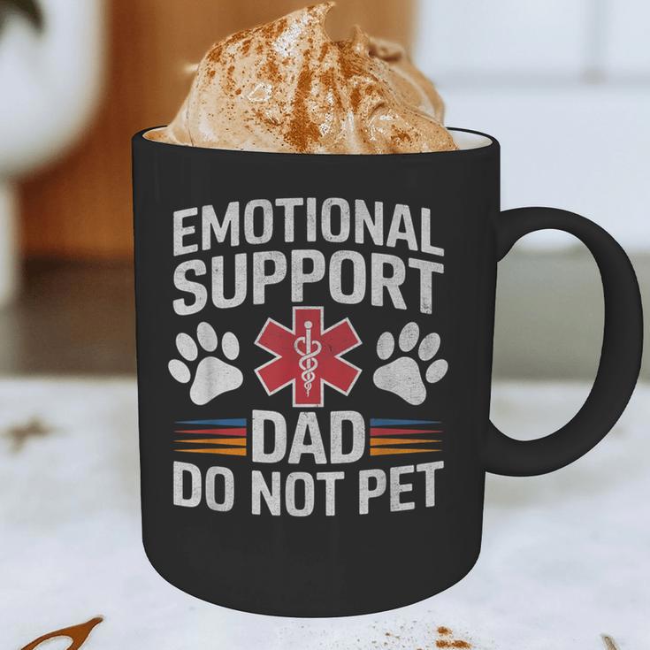 Emotional Support Dad Do Not Pet Caring Father's Day Graphic Print Coffee Mug