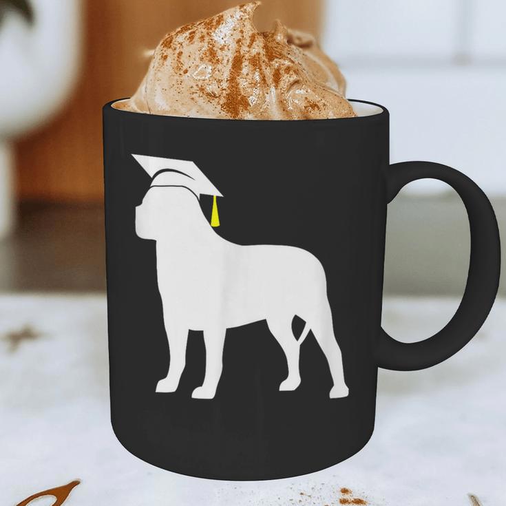 English Mastiff Graduation Dog Graduate Graphic Print Coffee Mug