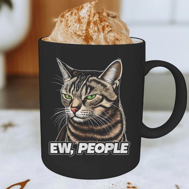 Ew People Cat Tabby Cat Antisocial Grumpy Introvert Graphic Print Coffee Mug Ew People Cat Tabby Cat Antisocial Grumpy Introvert Graphic Print Coffee Mug