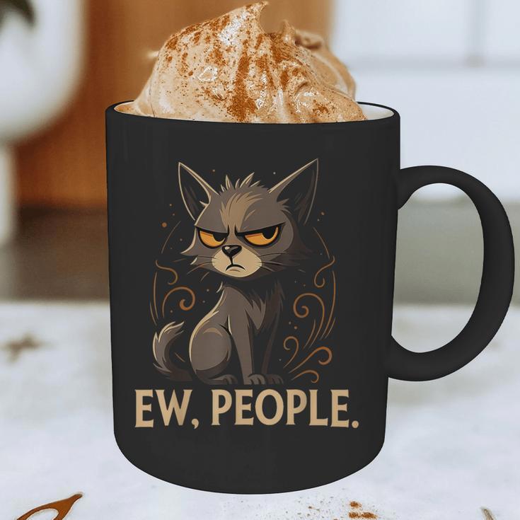Ew People Moody Cat Sarcastic Introvert Artwork Graphic Print Coffee Mug Ew People Moody Cat Sarcastic Introvert Artwork Graphic Print Coffee Mug