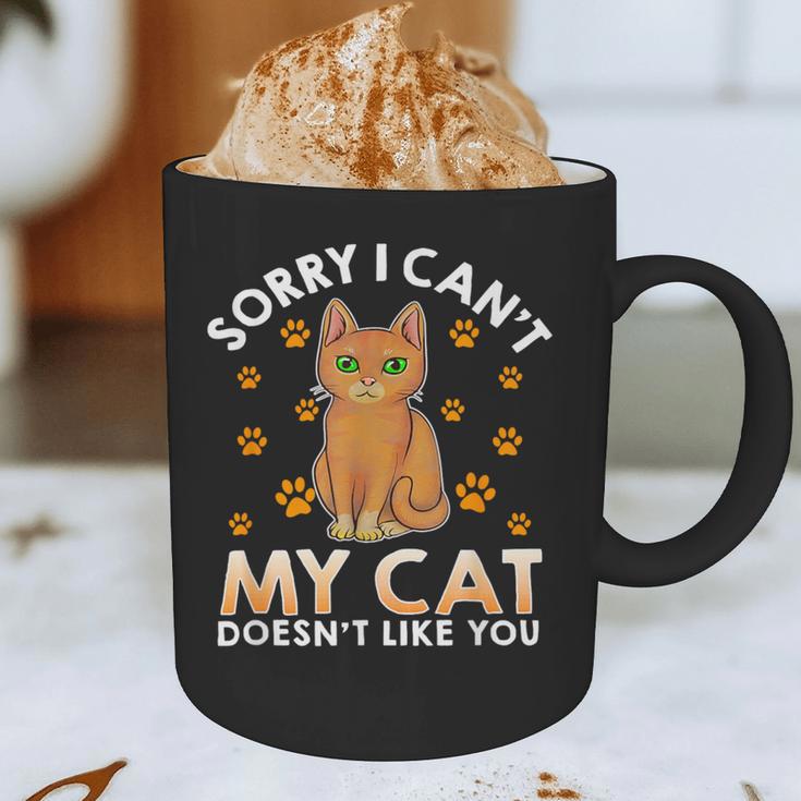 Excuse For Introverts My Cat Doesnt Like You Cat Graphic Print Coffee Mug