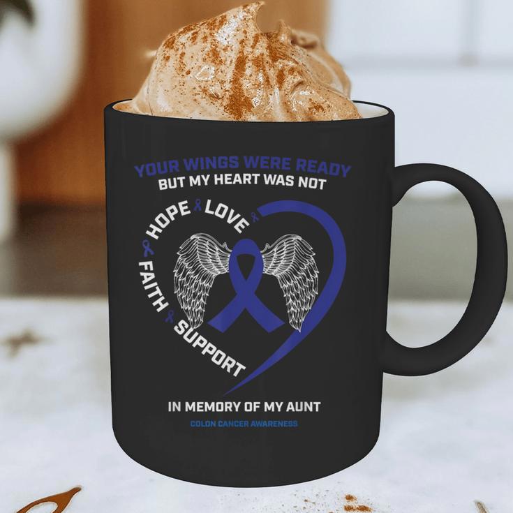 Faith Hope Love In Memory Of My Aunt Colon Cancer Awareness Graphic Print Coffee Mug