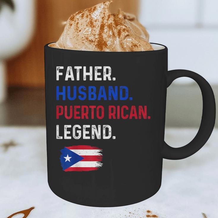 Father Husband Puerto Rican Legend Proud Dad Rico Flag Graphic Print Coffee Mug Father Husband Puerto Rican Legend Proud Dad Rico Flag Graphic Print Coffee Mug