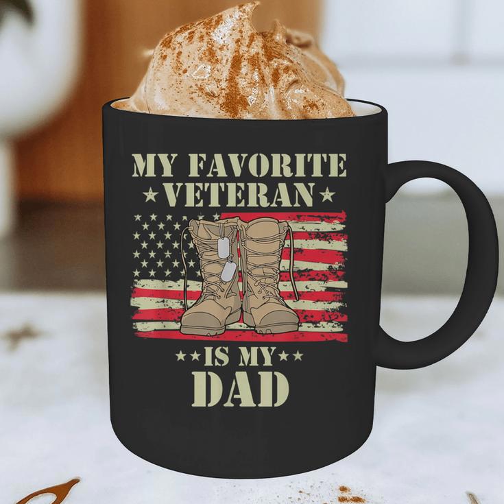 Father Veterans Day My Favorite Veteran Is My Dad Proud Kids Graphic Print Coffee Mug