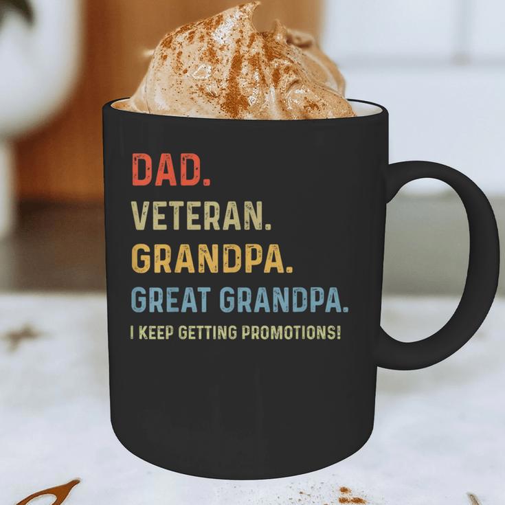 Fathers Day Dad Veteran Grandpa Great Grandpa Graphic Print Coffee Mug