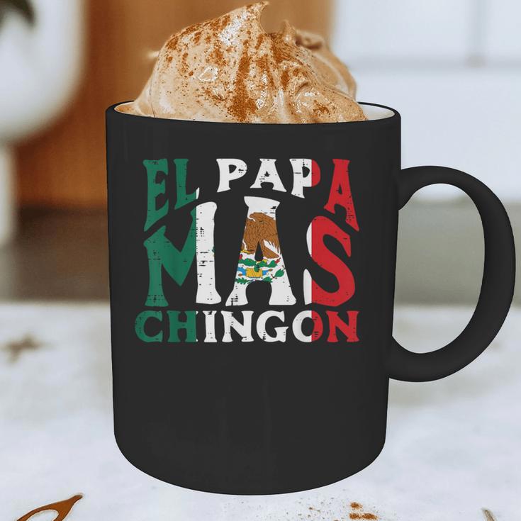 Fathers Day El Papa Mas Chingon Mexican Dad Spanish Graphic Print Coffee Mug