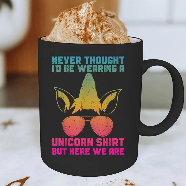 Fathers Day I Wear A Unicorn Shirt Dadacorn Graphic Print Coffee Mug