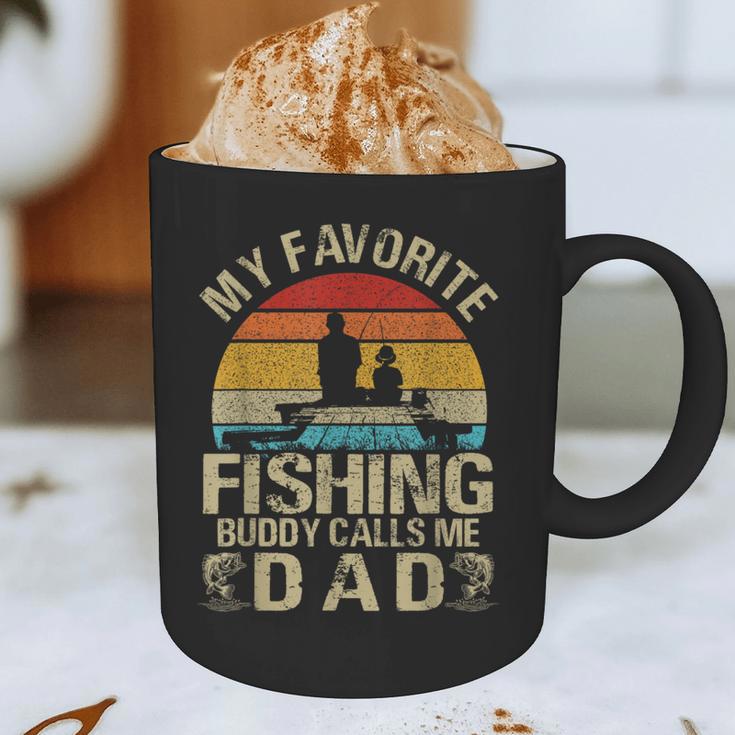 My Favorite Fishing Buddy Calls Me Dad Graphic Print Coffee Mug