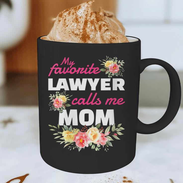 My Favorite Lawyer Calls Me Mom Graduation Graphic Print Coffee Mug