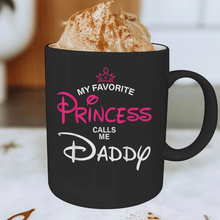My Favorite Princess Calls Me Daddy Daughter Fathers Day Men Graphic Print Coffee Mug