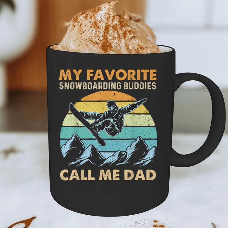 My Favorite Snowboarding Buddies Call Me Dad Snowboarder Graphic Print Coffee Mug