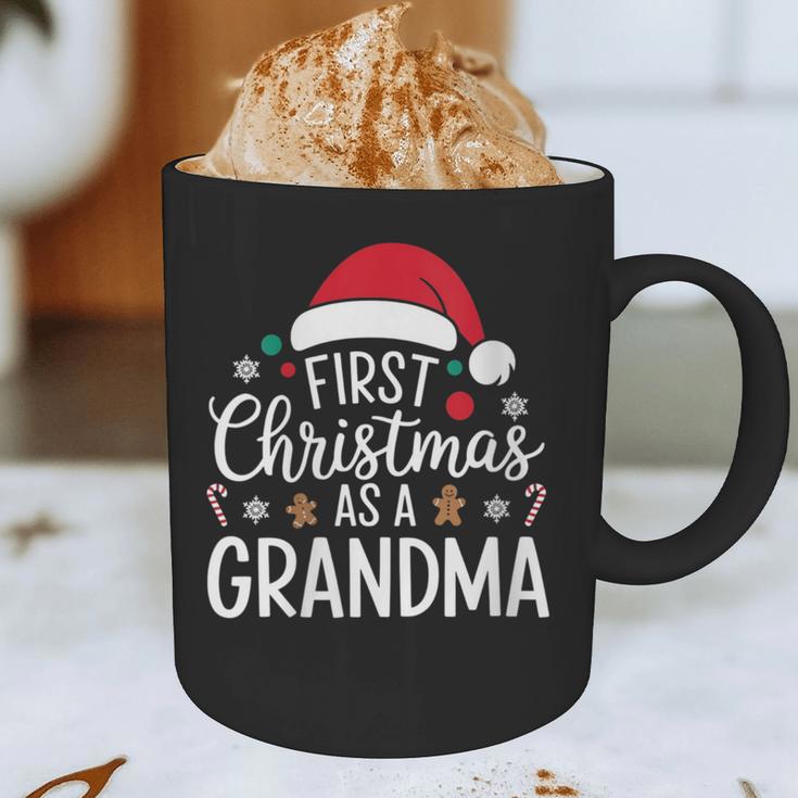 First Christmas As A Grandma Holiday New Grandmother Memory Graphic Print Coffee Mug