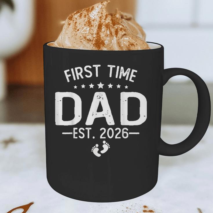 First Time Daddy New Dad Est 2026 Shirt Fathers Day Graphic Print Coffee Mug