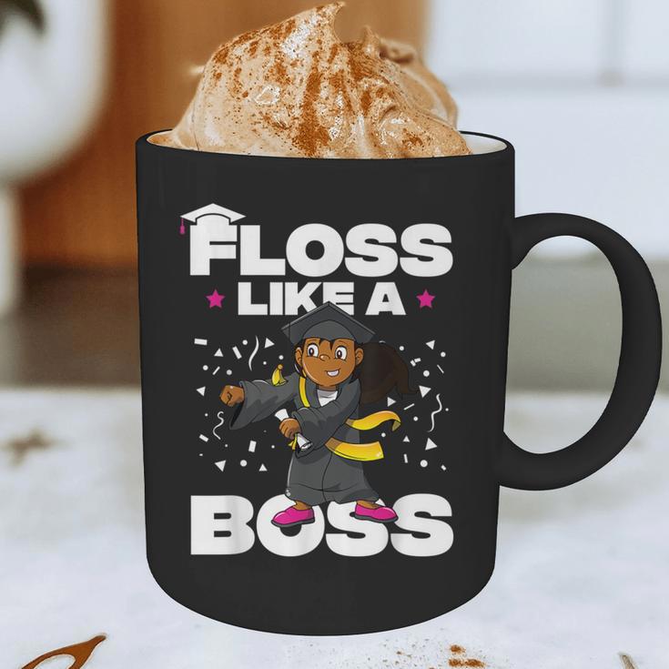 Floss Like A Boss Shirt Class Of 2019 Graduation Kids Graphic Print Coffee Mug