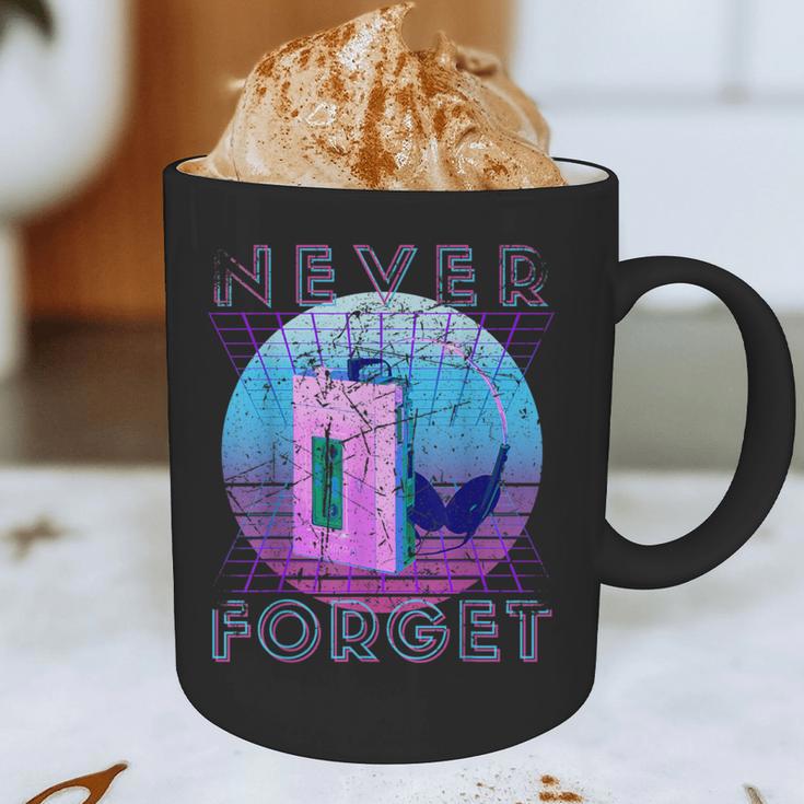 Never Forget Retro 80s 90s Nostalgia Graphic Print Coffee Mug Never Forget Retro 80s 90s Nostalgia Graphic Print Coffee Mug