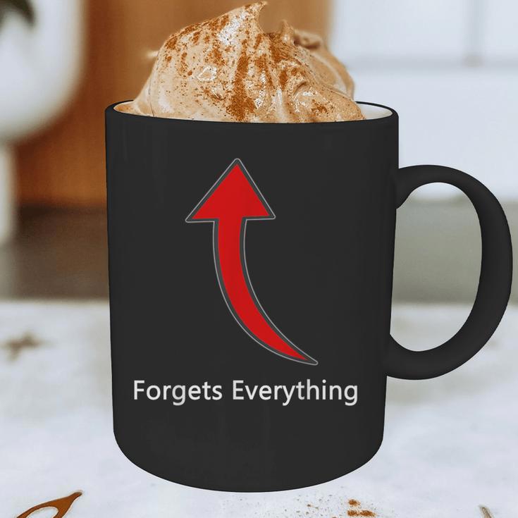 Forgets Everything Bad Memory Graphic Print Coffee Mug Forgets Everything Bad Memory Graphic Print Coffee Mug