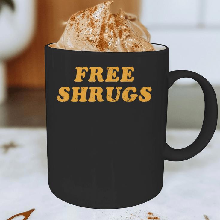 Free Shrugs Don't Care Introvert Graphic Print Coffee Mug Free Shrugs Don't Care Introvert Graphic Print Coffee Mug