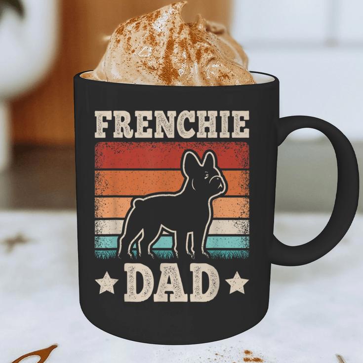 Frenchie Dad Retro French Bulldog Lover Daddy Men Graphic Print Coffee Mug