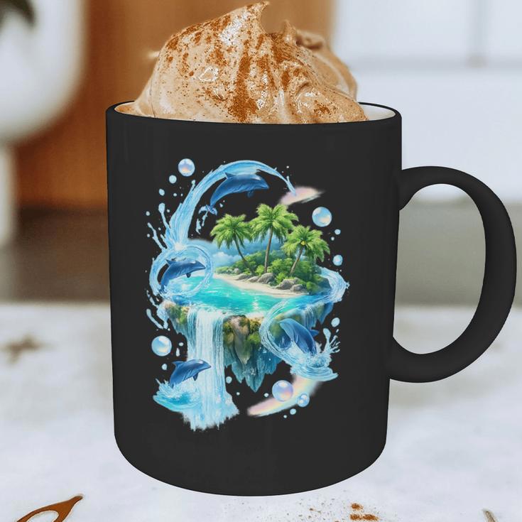 Frutiger Aero Graphic Print Coffee Mug