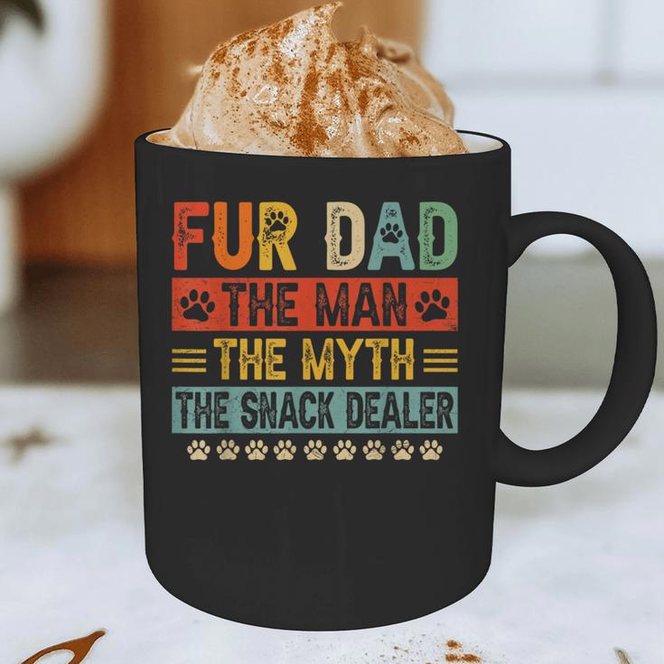 Fur Dad Man Myth Snack Dealer Paw Cat Dog Father's Day Graphic Print Coffee Mug