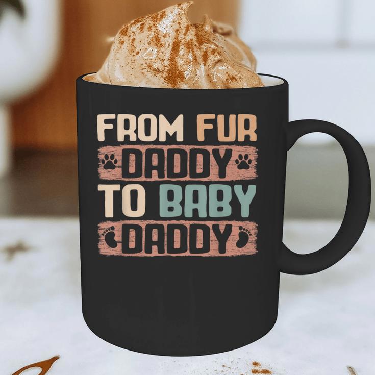 From Fur Daddy To Baby Daddy Dog Dad Pregnancy Announc Graphic Print Coffee Mug