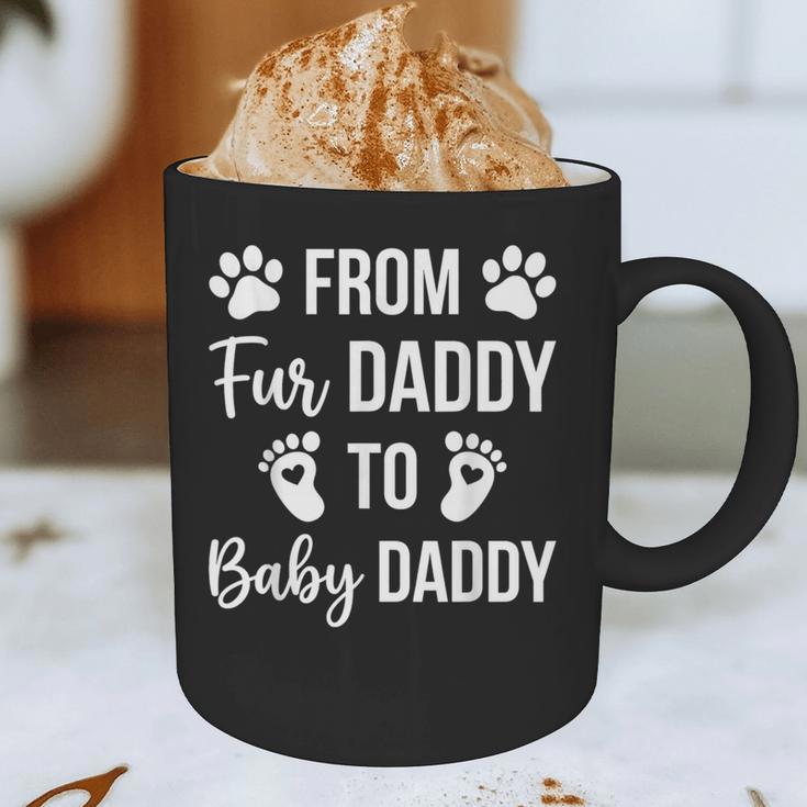 From Fur Daddy To Baby Daddy Quote Dad Pregnancy Graphic Print Coffee Mug