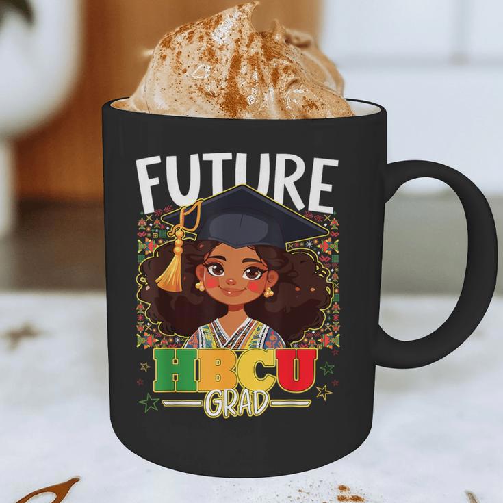 Future HBCU Grad Afro Girl College Graduation Kids Graphic Print Coffee Mug