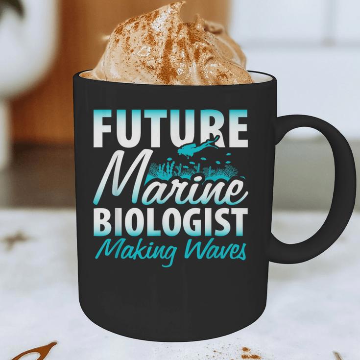 FUTURE MARINE BIOLOGIST MAKING WAVES Graduation T-Shirt Graphic Print Coffee Mug