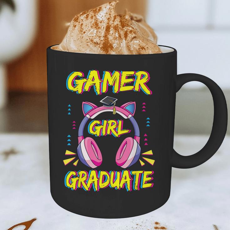 Gamer Girl Graduate Shirt Girls Kids Gamer Graduation Graphic Print Coffee Mug