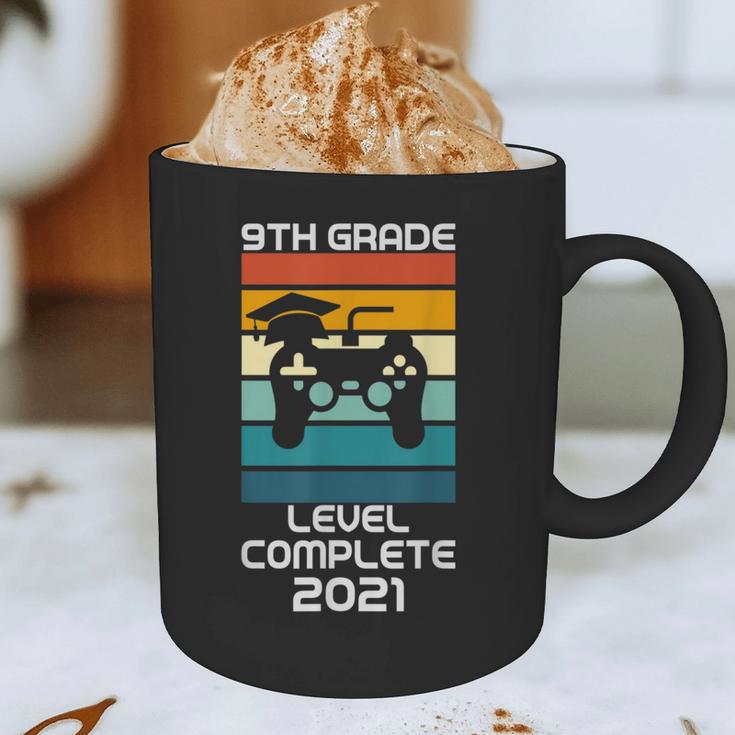 Gamer Graduation 2021 Retro 9th Grade Level Complete Graphic Print Coffee Mug