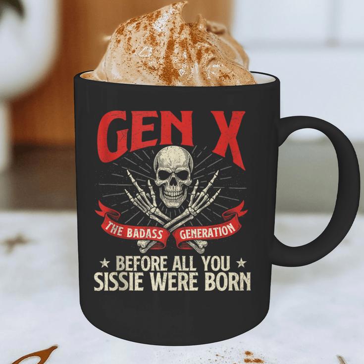 Gen X The Badass Generation Generation X Gen Xer Nostalgia Graphic Print Coffee Mug Gen X The Badass Generation Generation X Gen Xer Nostalgia Graphic Print Coffee Mug