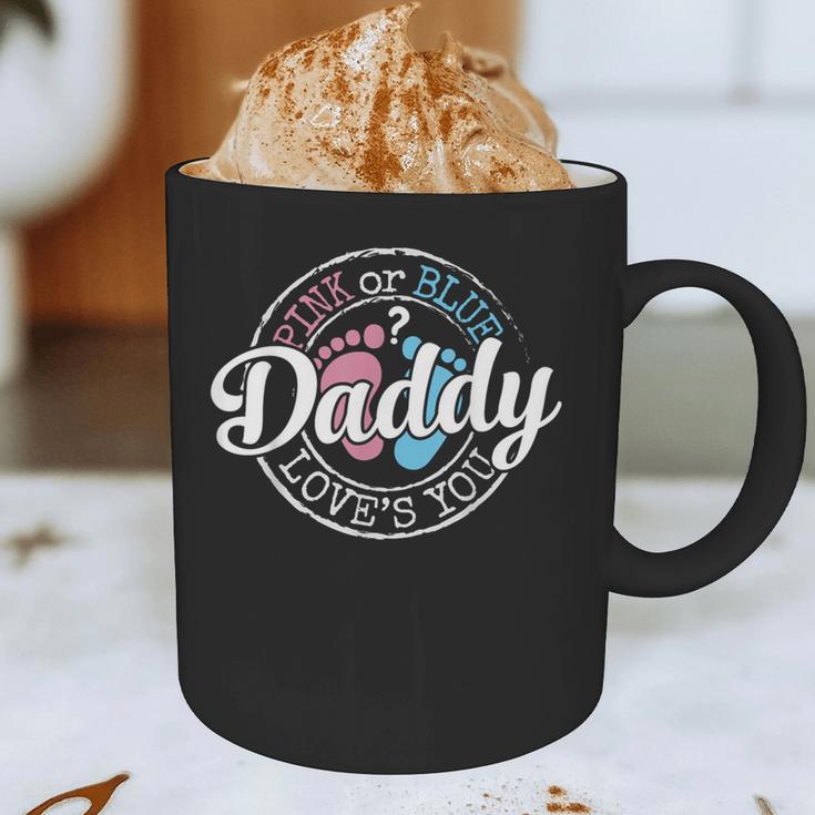 Gender Reveal Dad Daddy To Be Pink Or Blue Baby Shower Graphic Print Coffee Mug