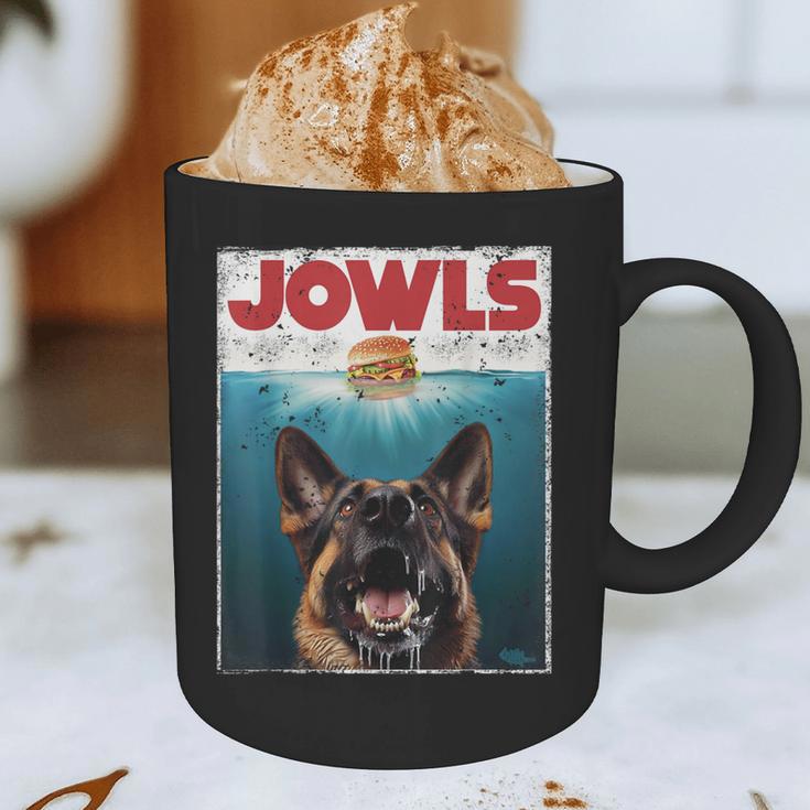 German Shepherd Jowls Hamburger GSG Dog Mom Dog Dad Graphic Print Coffee Mug
