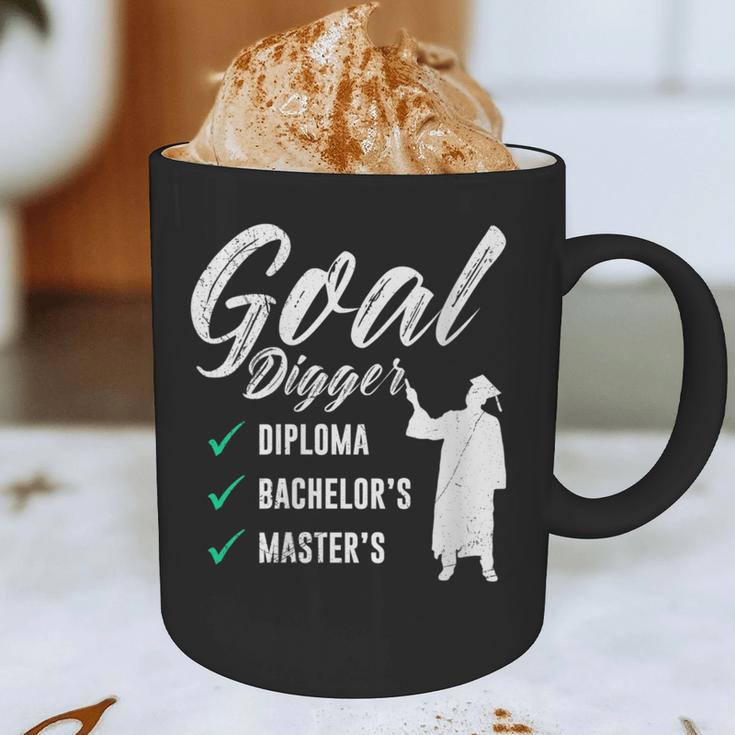 Goal Digger Diploma Master s Bachelor s Master Graduation Graphic Print Coffee Mug