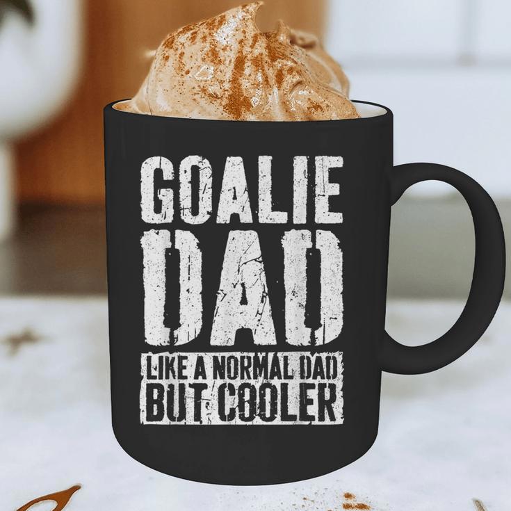 Goalie Dad Shirt Men Fathers Day Goalie Dad Graphic Print Coffee Mug