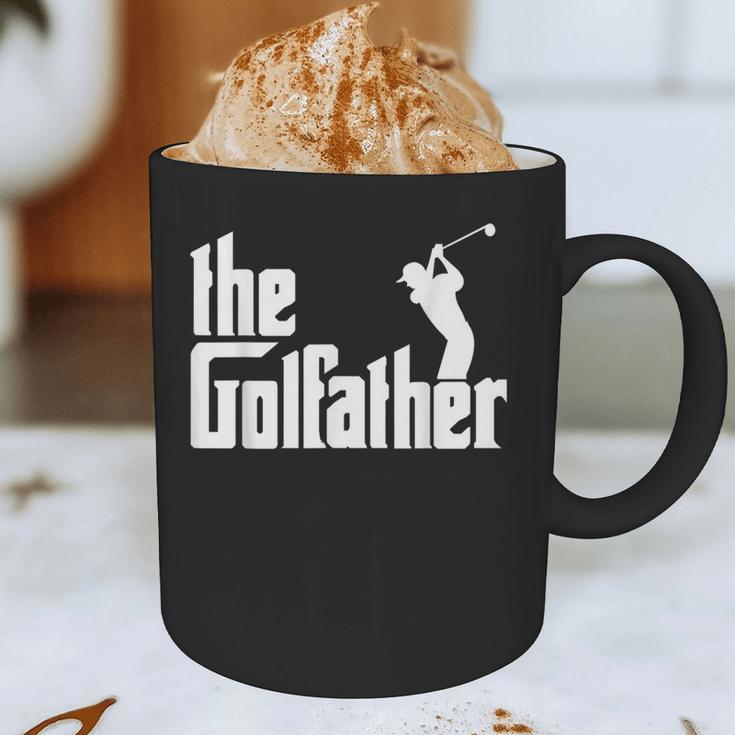 The GolfFather Golf Father God Father Dad Golfer Graphic Print Coffee Mug