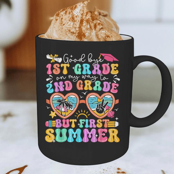 Goodbye 1st Grade Graduation To 2nd Grade But First Summer Graphic Print Coffee Mug