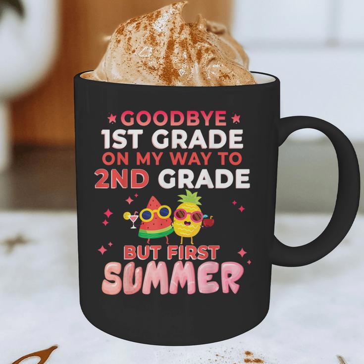 Goodbye 1st Grade Graduation To 2nd Grade Hello Summer Graphic Print Coffee Mug