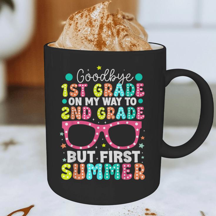 Goodbye 1st Grade Graduation To Second Grade First Summer Graphic Print Coffee Mug