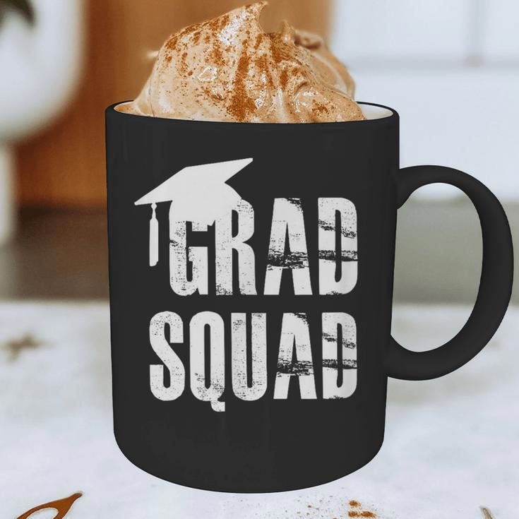 Grad Squad Graduate Graduation T-Shirt Graduation Idea Graphic Print Coffee Mug