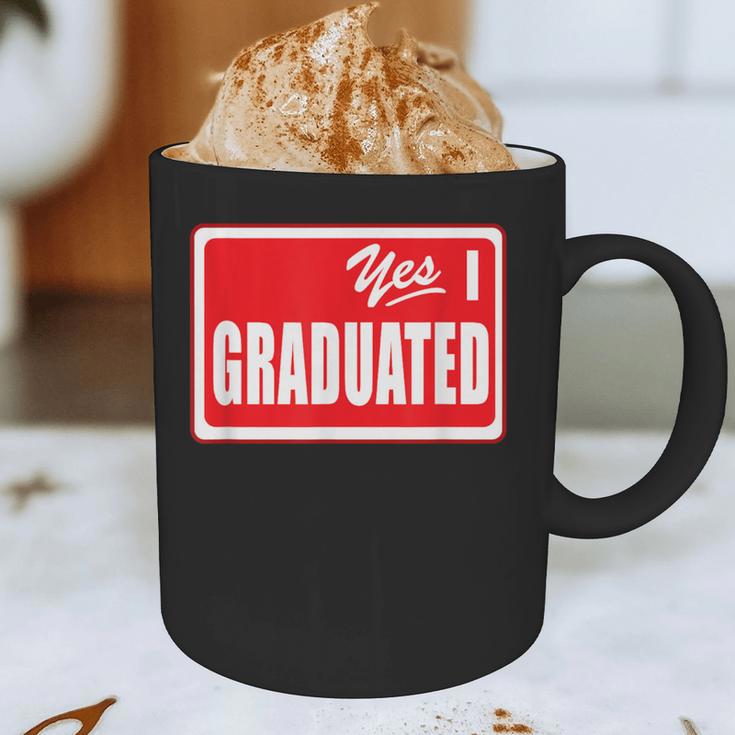 Graduate Class Of 2025 Senior Graduation End Of School Year Graphic Print Coffee Mug