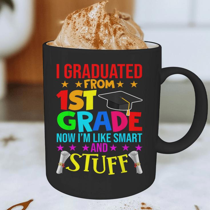 I Graduated From 1st Grade Graduation Matching Student Graphic Print Coffee Mug