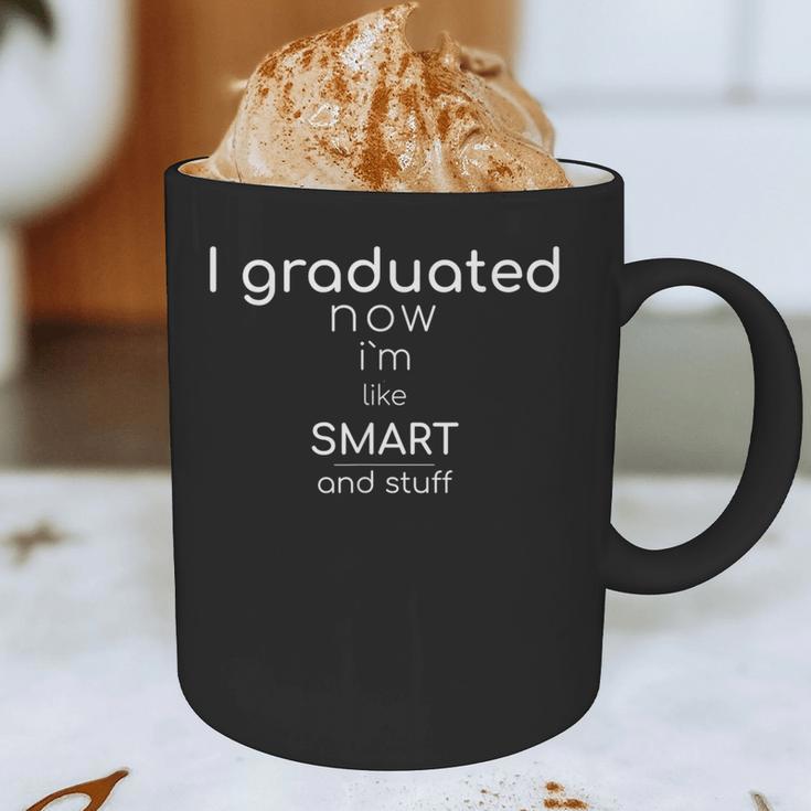 I Graduated College Graduation Senior Graphic Print Coffee Mug