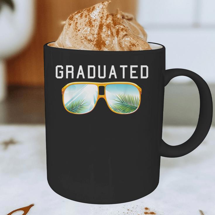 Graduated Graduation Tropical Sunglasses Graphic Print Coffee Mug